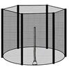 Generic Rete di ricambio per trampolino, resistente alle intemperie | Rete per trampolino in nylon per pali dritti ad arco con telaio rotondo, barriera per saltare durevole per bambini all'aperto