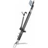Baoblaze Portacanna Pieghevole in Acciaio Inox lescopico Portacanne in Acciaio Inossidabile Luminescen per Pescatori