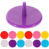 ifundom 100 Pezzi Marcatori per Palline da Golf in Plastica Rotondi | Inserimento Facile, Non Si Deforma Facilmente, per Tappeti Erbosi, Campo Pratica e Putting Green, Confezione Colore Casuale