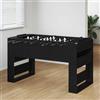 WERNBUPS Calcetto bianco 146,5 x 74 x 85 cm in legno con manici ergonomici e tubi in acciaio cavo per un controllo preciso, design moderno opaco, ideale per interni