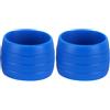 HANABASS Fisso per Nastro Manubrio Bici in Silicone Blu Antiscivolo | Montaggio Rapido, Copertura Protettiva per Asta e Impugnatura, per Trail Riding e Bici Adulte