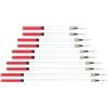 Generico Galleggianti da Pesca, Confezione 10 Bobber, Trasparenti Flottanti Dritti | Sturdy Bobber Trota, 5 Misure acque, profonde mare lago, acqua salata e, cattura del pe, Office Ergonomic Outdoor