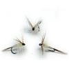 Mosche Artificiali Massimo Clini Light Cahill Traditional Dry Fly - 5 mosche secche da pesca a mosca montate a mano su amo, Misura amo a scelta, per trota e temolo, Made in Italy
