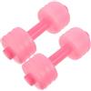 IOPKLYTF Manubri Riempibili D'Acqua Manubri for acqua in plastica da 2 pezzi | Fitness for donne Esercizio for modellare la vita delle braccia a forma di bottiglia