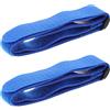 Hemobllo 2 Pezzi Cinghia Bici Regolabile in Nylon Blu per Ruote e Telaio | Antiscivolo, Lunghezza Regolabile, per Trasporto su Portabici e Fissaggio a Parete, Protegge da Graffi