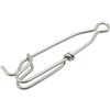 WOZOKI Connettori Affrontare Clip Accessori per Cavi Lunghi | Clip per lenza da pesca in acciaio inossidabile, gancio per ramo, connettori da pesca, clip per lenza lunga,