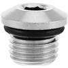 JECOMPRIS Vite per Regolatori Subacquei, Ricambio in Ottone Cromato Argento | Compatibile Primo Stadio, Uso in Acqua Dolciastre, Metallo Resistente All'usura, per Subacquei Professionisti