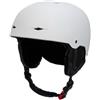 LOVIVER Casco con Paraorecchie Ventilato | Cinturino Regolabile, Casco da marchio Paraorecchie, per Sport Invernali, Sciatori, Snowboarder, Bianco, M