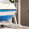WERNBUPS Cavalletto regolabile per rimorchio barca, in acciaio zincato, altezza regolabile 62-72 cm, portata 500-1000 kg, adatto per verricelli SKU 141628 e 141629, montaggio