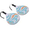 Depisuta Racchetta da Padel con Nucleo in EVA Pro Ad Alta densità | Telaio in ABS, Dimensioni 46,5x26x3,9 Cm, Uso Sportivo All'aria Aperta, Include 3 Palline da Tennis, Impugnatura