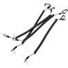 MotiveTech Cavo di con Clip Metalliche in Acciaio Inox Cordino a Molla Antismarrimento Sicuro Cordino Attrezzi da Pesca per Attività All'aperto