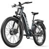 Antgooat Bicicletta elettrica per adulti Shengmilo S700pro da 26 pollici, cambio a 7 marce, batteria rimovibile da 48 V e 25 Ah, velocità massima di 25 km/h, autonomia di 70-90 km,