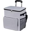 Ungtyb Carrello Frigo Borsa Termica Morbida | Borsa Termica 35L Impermeabile con Maniglia e Carrello per Viaggio Spiaggia Campeggio Shopping Picnic