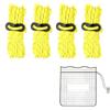 RCGOFOLLOW Kit di tiranti in Corda di Nylon Riflettente da | Kit di tiranti in corda di nylon riflettente da 4 mm, 3,5 m, per campeggio.