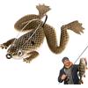 Frfik Top Water Frogs Bass Fishing - Topwater Frog, esca artificiale galleggiante per pesce persico, esca da pesca alla rana per pesca in acqua salata e acqua dolce