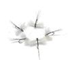 Mosche Artificiali Massimo Clini Poly Spent Dry Fly - 5 mosche secche da pesca a mosca montate a mano su amo, Misura amo a scelta, per trota e temolo, Made in Italy