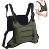 Generic Borsa pettorale da corsa Borsa pettorale impermeabile in tessuto Oxford | Gilet leggero per moto sport allenamento escursionismo ciclismo pesca viaggio jogging