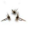 Mosche Artificiali Massimo Clini Quill Gordon Variant Dry Fly - 5 mosche secche da pesca a mosca montate a mano su amo, Misura amo a scelta, per trota e temolo, Made in Italy