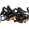 Generico Pedali Bici Antiscivolo con Cinghia, Cuscinetto a Sfere | Pedali piatti clip-in per fixed gear, freestyle, stunt, strada e MTB