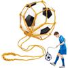 Generic Borsa a rete a sfera - Borsa da calcio in rete con coulisse | Conservazione | Single Carrier | Borsa multifunzionale in nylon resistente per sport all'aria aperta Spiagge Piscine Palestra | Borsa a rete