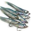 Mosche Artificiali Massimo Clini Gummy Minnow Leaded Saltwater Fly - 5 mosche da mare da pesca a mosca montate a mano su amo, Misura amo a scelta, per spigola, pesce serra e ricciola, Made in Italy