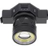 GATHINESS Luce Anteriore Bici Ricaricabile COB Zoom, ABS Nero | Modalità Multiple, Resistente Agli Urti, Cavo USB Incluso, per Pedalate Notturne e Uso su Mountain Bike
