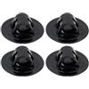 CTIRCHIU Nero Supporto Motore Kayak in PVC Regolabile 4 Pezzi per Pesca | Montaggio Rapido, Angoli e Posizioni Regolabili, Leggero e Portatile, per Uscite Tranquille e Canoa