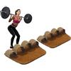 Frfik Guanti da sollevamento pesi da donna, antiscivolo, guanti da | Protezione per le mani in palestra e kettlebell a quattro dita