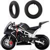 Vroomoto Camera D'aria Mini Bike 90/65-6.5 110/50-6.5 Valvola a 90 Gradi | Gomma Polimerica, Lega , Montaggio Tascabile per Veicoli da 38 Ml 47 Ml 49 Ml, Sostituzione Scooter Elettrico, Uso