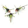 Mosche Artificiali Massimo Clini Ninfa Copper John Olive Wire - 5 ninfe da pesca a mosca montate a mano su amo, Misura amo a scelta, per trota e temolo, Made in Italy