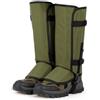 Kivivaka Ghette per gambe in nylon Oxford, regolabili, anti-strappo | Tessuto Oxford 500D, nylon a triplo strato, blocca neve pioggia fango, a prova di spine, attrezzatura da esterno