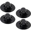 LIGIGWASH 4 Pezzi Supporto Motore Kayak in PVC Nero, Regolabile, per Pesca | Installazione senza Attrezzi, Angoli e Posizioni Regolabili, per Kayak da Turismo e Pesca in Acque Varie