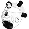jojofuny Protezione Facciale Trasparente da Boxe Cinghie Regolabili per | Plastica Rinforzata, Fori di Ventilazione e Mentoniera Morbida, Allenamento Arti Marziali e Sparring
