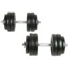KUREOVDG Set di manubri da 30 kg, 2 manubri da 15 kg ciascuno