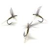 Mosche Artificiali Massimo Clini Gray Fox Traditional Dry Fly - 5 mosche secche da pesca a mosca montate a mano su amo, Misura amo a scelta, per trota e temolo, Made in Italy