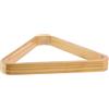 USHOBE Triangolo da Biliardo in Legno Massello per Tavoli da Gioco | Struttura Triangolare Classica ed Elegante, Adatta a Snooker e Pool, per Allenamento e Sala Giochi