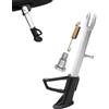Generic Cavalletto per moto Supporto di servizio stabile per cross | Piedino laterale stabile per uso esterno e officina domestica per scooter da cross e bici