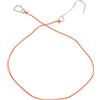 ibasenice Gancio da Immersione in Acciaio Inox con Moschettone e Cordino Arancione | Coralline -ring del Gav, Accessori in Paracord, Utile in Riprese Subacquee e Uscite Notturne