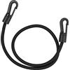 REBECCAHOWARD Cinghie elastiche per carrello da golf, 50 cm, accessori per carrello da golf, con ganci, nero