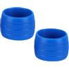 TOYANDONA Fascia Fissa per Manubrio Bici in Silicone Antiscivolo Blu | Fascia di Fissaggio per Impugnatura, Protegge Estremità e Riduce Usura, per Ciclisti Adulti e Uso Urbano