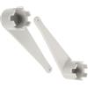 VICASKY 2 Pezzi Chiave per Valvole Kayak a 6 Scanalature, Manico Lungo PVC | Strumento Compatto e Spesso, Design a Ingranaggi Diversi, per Riparazione Kayak e Gommoni Fluviali