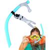 Generico Boccaglio Per Vasche In Piscina Snorkel Frontale da Vasca | Allenamento Fascia Regolabile Boccaglio In Silicone Tubo