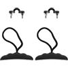 VALICLUD 2 Set Maniglia di Trasporto, Kit di Ricambio Nero in Plastica | Impugnatura Comoda e Resistente All'usura, per Kayak Sit-on-top e Piccole Imbarcazioni, Manutenzione Semplice