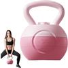 Frfik Kettlebell regolabile, ergonomico, salvaspazio, a prova di perdite | Kettlebell per esercizi, per donne, attrezzo fitness domestico per donne, un must per costruire e tonificare i glutei