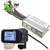 Generic Controller di azionamento Elettrico Senza spazzole for e-Bike 24V 36V 48V 250W 350W con Kit di conversione di Riparazione Display LCD con acceleratore a Pollice S886