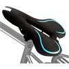 Generisch Sella per bicicletta, impermeabile, antiscivolo, ergonomica, ventilata, larga
