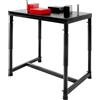 JDBDU Tavolo professionale per braccia, in acciaio, per palestra | portata 1 T, 90 x 65 x 100 cm, acciaio e poliuretano, con gomitiere, per fitness, ufficio e casa
