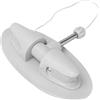 BONKZEBU Supporto per Remo per Barca in PVC, Supporto per Gancio Girevole | Porta pagaia per barca in PVC resistente all\'usura, per kayak, yacht, gommone, gommone, facile da installare