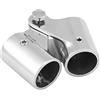 Hamwesh Connettore a Snodo in Acciaio Inossidabile Marino, 22/25mm, | Raccordo per tubo per ringhiera per barche, grado 316, resistente all\'acqua salata, per tettoie da sole, bimini, aste