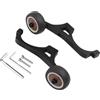 FortunateSweet Supporto verticale in alluminio per scooter Ninebot Max, nero | Struttura semplice, facile installazione, lega di alluminio, per finitura nera, si adatta perfettamente a ninebot Max